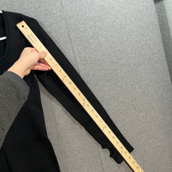 OQQ Women Long Sleeve Yoga Jumpsuits Workout Ribbed Bodysuits One Piece Size M - Picture 6 of 7